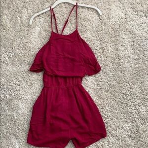Halter styled romper